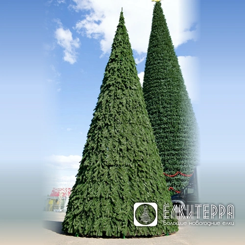 Русская натуральная уличная искусственная ёлка 4 метра